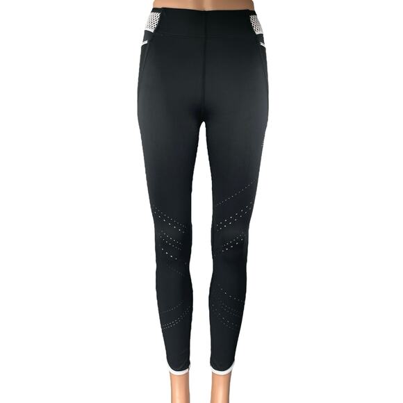 New Balance Q SPEED Shape Shield Black Skinny High Rise Workout Leggings Pants S - Picture 1 of 5